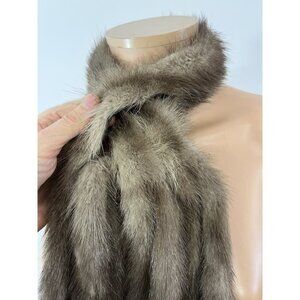 Vintage Mid Century Fox Tails Fur Stole Neck Wrap 🤩